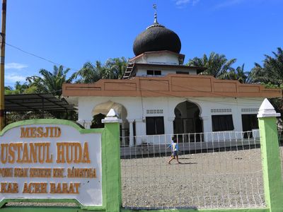 Potret Masjid Peninggalan Tsunami di Aceh Barat, Masih Kokoh