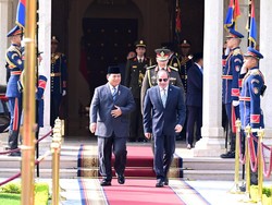 Prabowo Tiba di Istana Al Ittihadiya, Disambut Presiden Mesir