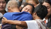 Tangis Haru Mary Jane Lepas Rindu dengan Keluarga di Filipina
