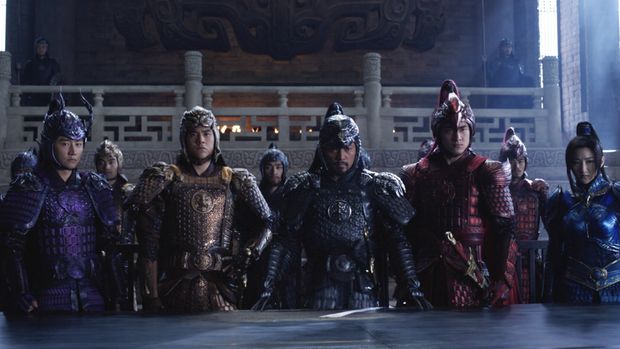 The Great Wall mengisahkan sekelompok pengelana dari Eropa terdampar di China dan berakhir membantu Kerajaan China untuk melawan monster alien.