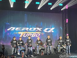 Yamaha Aerox Alpha Meluncur, Pakai Teknologi Turbo