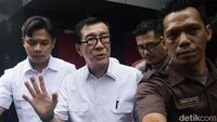 Potret Yasonna Laoly Diperiksa KPK Terkait Harun Masiku