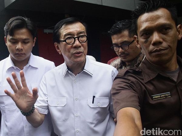 Potret Yasonna Laoly Diperiksa KPK Terkait Harun Masiku