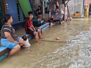 Banjir Rob Landa Jakut, Peneliti Titip Pesan buat Pemerintah Banjir Rob Landa Jakut, Peneliti Titip Pesan buat Pemerintah
