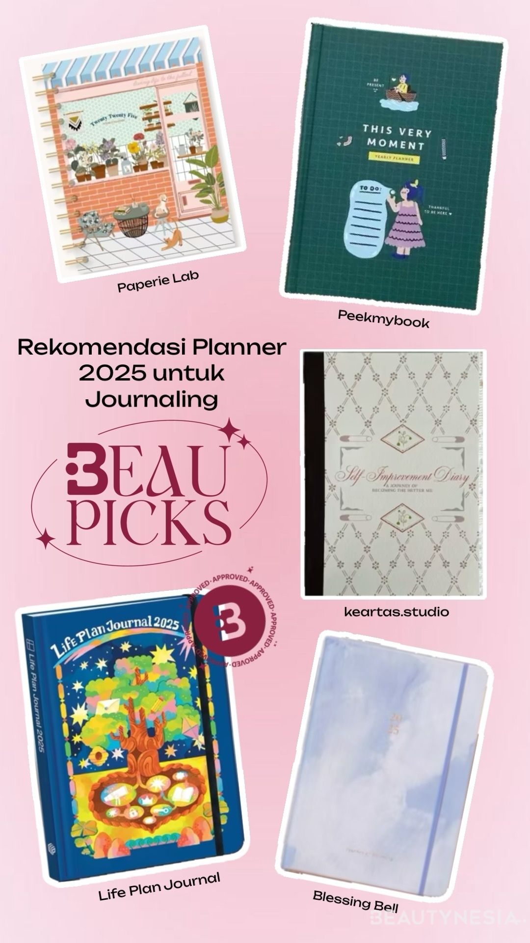 BeauPicks: 5 Rekomendasi Planner 2025 untuk Journaling