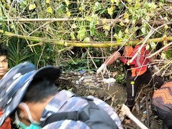 Bocah 7 Tahun yang Hanyut di Parit Ditemukan Tewas