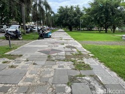 Miris! Kondisi Taman Pesona Pangandaran Kusam dan Berbau Tak Sedap