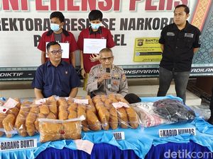 Polda Sumsel Amankan 50 Kg Sabu dalam 2 Karung Putih, Diduga Asal Iran