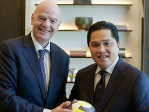 Sambutan Hangat FIFA untuk Erick Thohir Sambutan Hangat FIFA untuk Erick Thohir