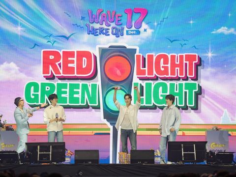 S.Coups, Wonwoo, dan Vernon SEVENTEEN saat bermain game 'Red Light Green Light'