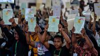 Antusias Warga Serang Terima Sertifikat Tanah