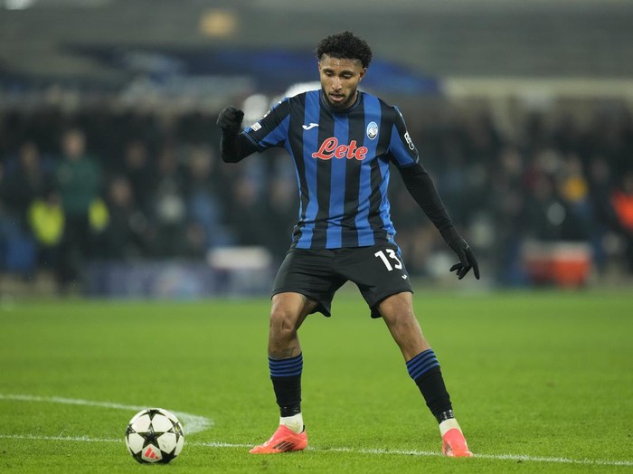 Ederson central midfield of Atalanta and Brazil during the UEFA Champions League 2024/25 League Phase MD6 match between Atalanta BC and Real Madrid C.F. at Stadio di Bergamo on December 10, 2024 in Bergamo, Italy.  (Photo by Jose Breton/Pics Action/N
