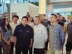 Erick-Raffi Ahmad Cek Bandara Soetta, Pastikan Harga Tiket Pesawat Turun