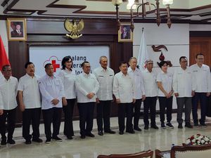 JK Lantik Dewan Kehormatan dan Pengurus Pusat PMI Periode 2024-2029
