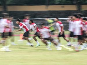 Begini Suasana Latihan Timnas Indonesia Jelang Lawan Filipina