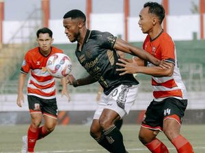 Hasil Liga 1: Menang Setelah 6 Laga, Madura United Tekuk Bali United 2-1