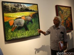 Lukisan Yos Suprapto soal Konoha Ditutup Kain Hitam, 3 Lainnya Minta Diturunkan