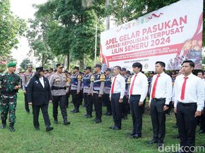 Ratusan Personel Gabungan Siap Amankan Nataru di Kota Kediri