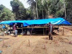 Polisi Gerebek Tambang Emas Ilegal di Kuansing, 5 Pelaku Ditangkap