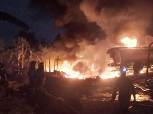 2 Tangki BBM di Bogor Sempat Terbakar Dini Hari Tadi, Pemilik Kabur 2 Tangki BBM di Bogor Sempat Terbakar Dini Hari Tadi, Pemilik Kabur