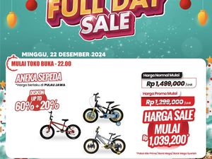 Aneka Sepeda Banting Harga Jadi Rp 1 Juta di Transmart Full Day Sale