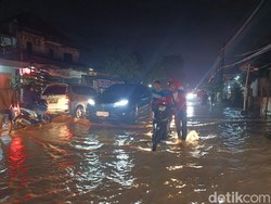 Sungai Bendo Meluap Diguyur Hujan Deras, 2 Kecamatan di Kediri Banjir