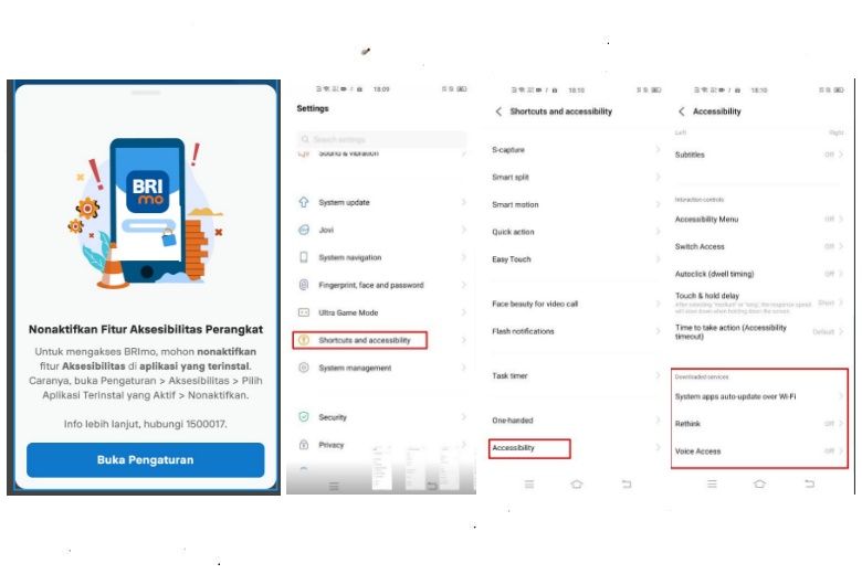 Cara Menonaktifkan Aksesibilitas di Smartphone, Transaksi BRImo Makin Aman