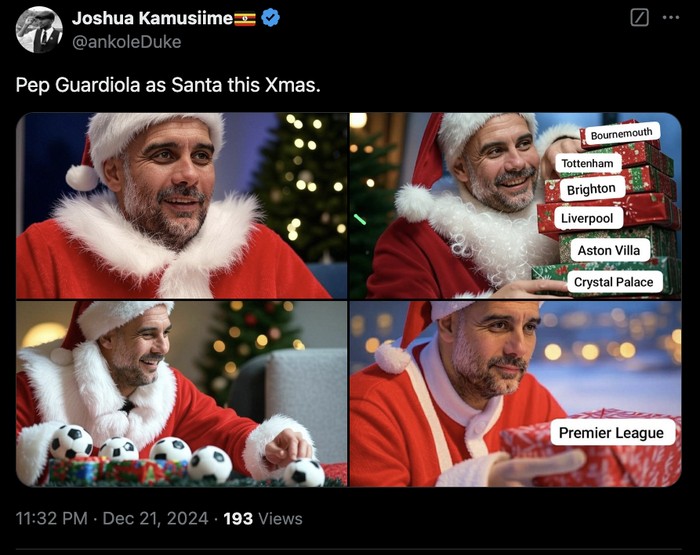 Meme Santa Pep Meme Santa Pep
