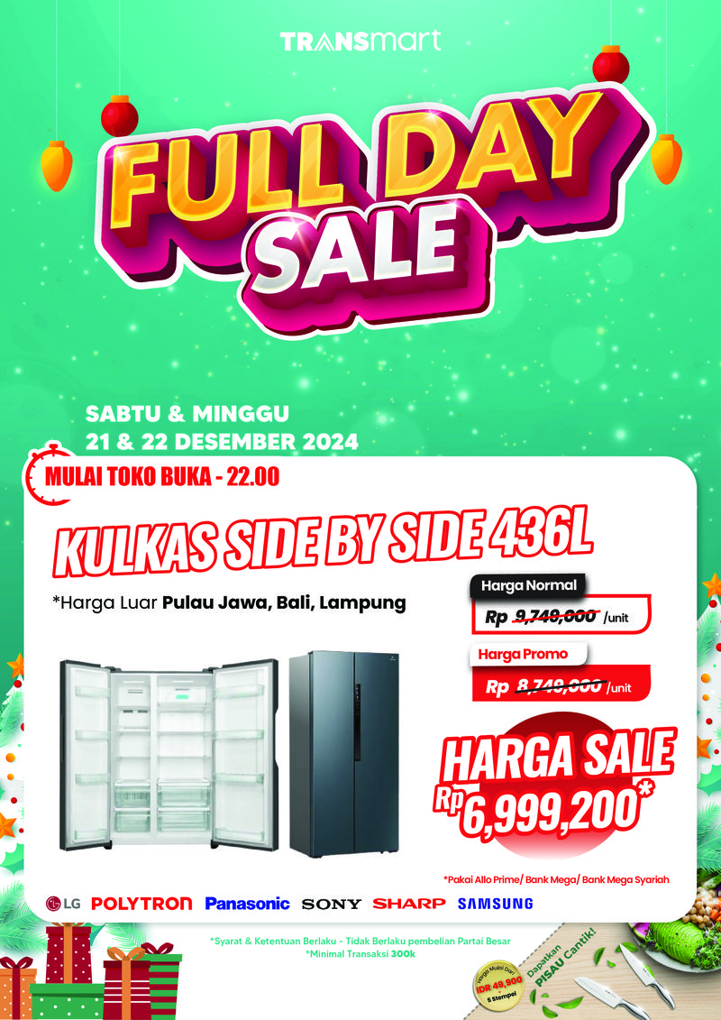 Lulus All Day Sale, 22 Desember 2024