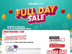 AC Split 1 PK Cuma Rp 3 Jutaan di Transmart Full Day Sale