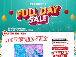 Diskon Jumbo Smart TV UHD 65 inch di Transmart Full Day Sale