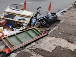 Tukang Bubur Tewas Tertabrak Motor di Jalan Ipik Gandamanah Purwakarta