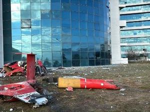 Helikopter Jatuh di Rumah Sakit Turki, 4 Orang Tewas