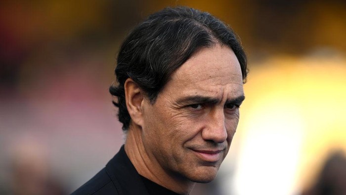 LECCE, ITALY - DECEMBER 15: Alessandro Nesta of Monza looks during the Serie match between Lecce and Monza at Stadio Via del Mare on December 15, 2024 in Lecce, Italy. (Photo by Image Photo Agency/Getty Images)