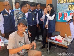 Tes Urine Sopir Truk di Pelabuhan Padangbai, 1 Orang Positif Narkoba