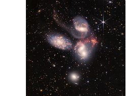 Misteri Kelompok Galaksi Quintet Stephan, Dulunya Bertabrakan-Membentuk Galaksi Lain