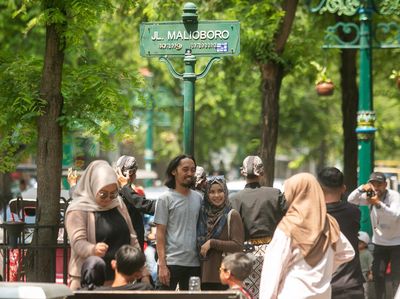 Suasana Malioboro Mulai Padat Wisatawan