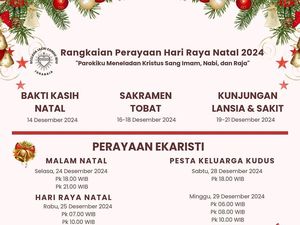 Jadwal Lengkap Misa Natal 2024 di Gereja Katedral Surabaya Jadwal Lengkap Misa Natal 2024 di Gereja Katedral Surabaya