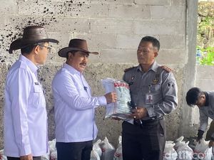 Jaga Ketahanan Pangan, Menteri Imipas Panen Raya di Lapas Warungkiara