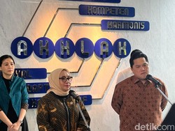 Menteri PPPA dan Veronica Tan Sambangi Kantor Erick Thohir, Bahas Apa?