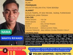 Dilaporkan Hilang di Gamping Sleman, Wahyu Ternyata Pulang ke Grobogan