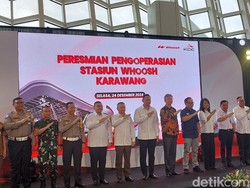 Akhirnya! Stasiun Whoosh Karawang Resmi Beroperasi
