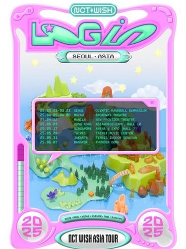 Poster jadwal konser NCT WISH/Foto: instagram.com/nctwish_official