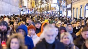 Ribuan Orang Ikuti Pawai Jalan untuk Sekolah Aman di Zagreb