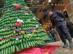 Tim Jibom Polda Lampung Sisir Gereja-gereja di Bandar Lampung
