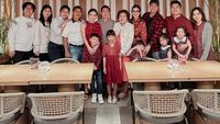 Potret 10 Artis Makan Bareng Keluarga saat Rayakan Natal