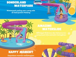 Bonderland Waterpark, Wisata Baru Kota Malang untuk Libur Nataru
