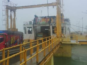 Jarak Pandang Selat Bangka Sempat Terbatas Imbas Hujan