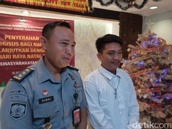 Rayakan Natal di Balik Jeruji Besi, Andreas Bahagia Dapat Kado Remisi