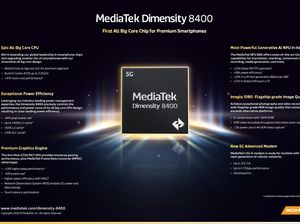 Mediatek Rilis Dimensity 8400, Ini Keunggulannya